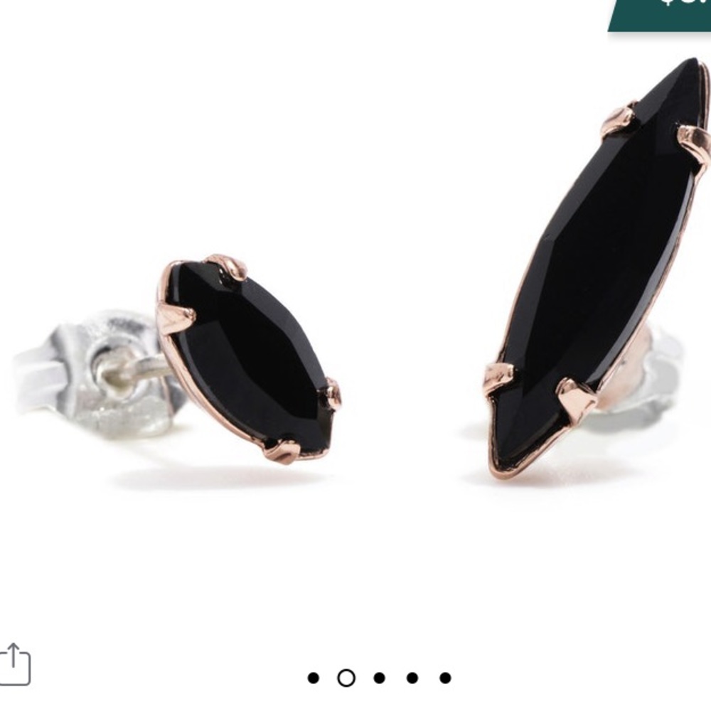 Crystal Shard Duet Earrings by Bing Bang Jewelry